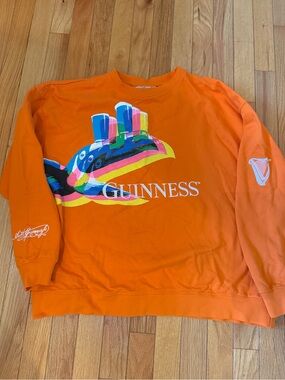 RARE Guinness X Arches Collaboration “Glitch Art” Crewneck
